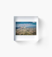 Helicopter flight Acrylic Block
