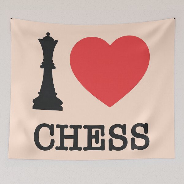 Item preview, I love chess designed and sold by YChangShop.