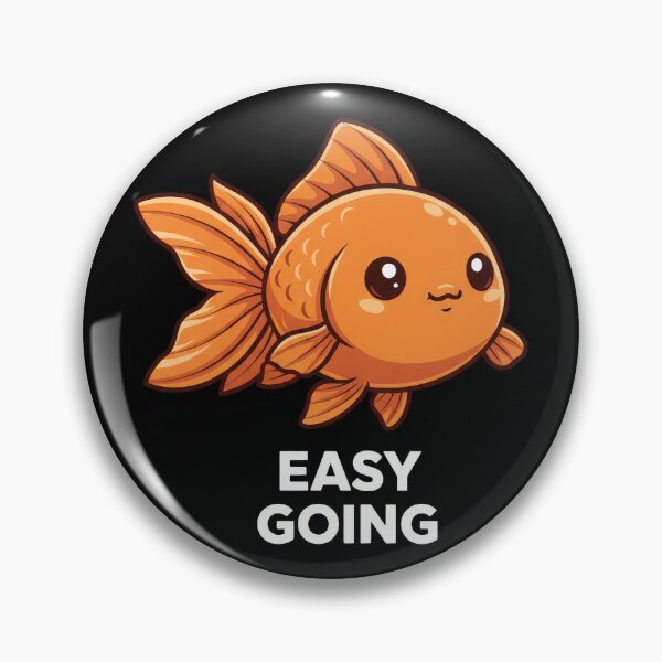 Item preview, Easy Going Goldfish designed and sold by Teeny Quities.