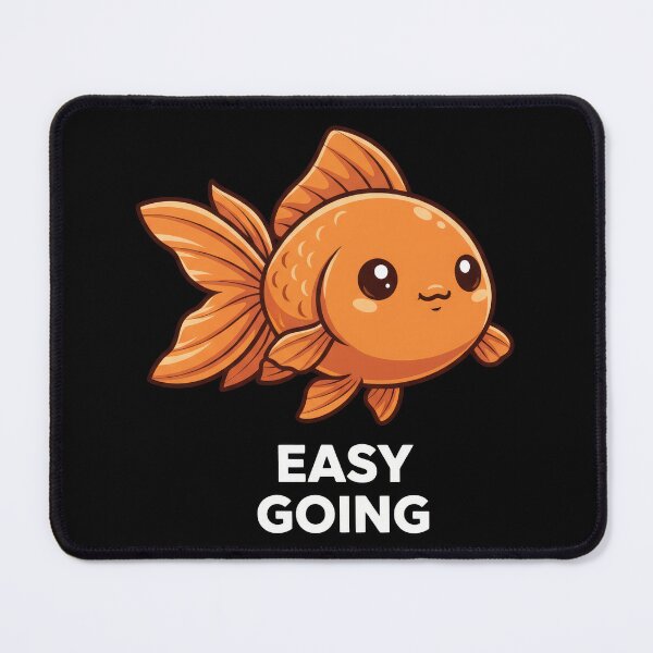 Item preview, Easy Going Goldfish designed and sold by Teeny Quities.