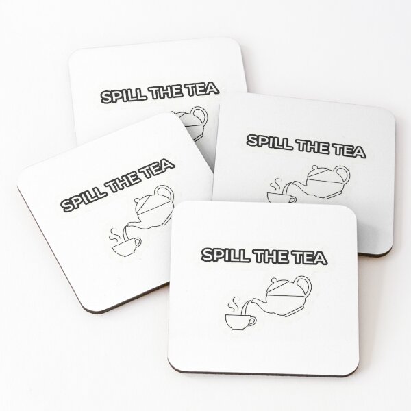 Item preview, "Spill The Tea" Minimalist Teapot Line Art designed and sold by Simple Graphics.