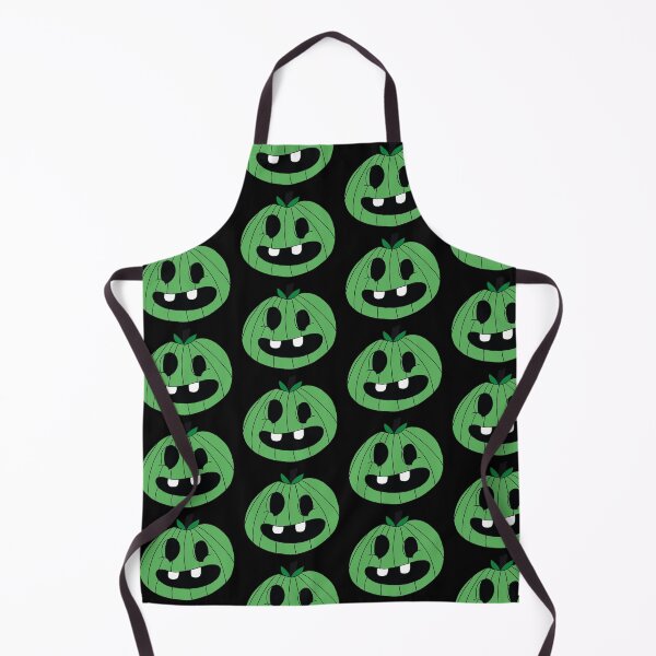 Item preview, Spooky Green Pumpkin Face – Playful Halloween Art designed and sold by chicadelosrulos.
