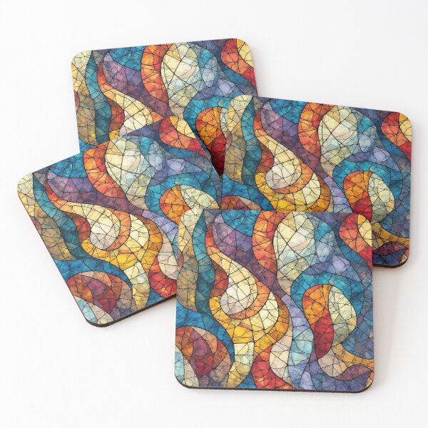Item preview, The Kaleidoscopic Symphony of Light: An Exploration Through Colorful Stained Glass Patterns designed and sold by Virtuals1.