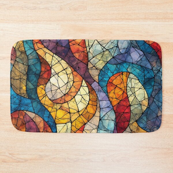 Item preview, The Kaleidoscopic Symphony of Light: An Exploration Through Colorful Stained Glass Patterns designed and sold by Virtuals1.