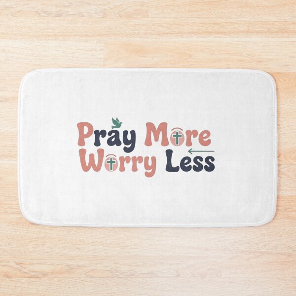 Item preview, Pray More Worry Less. designed and sold by Virtuousvogue.