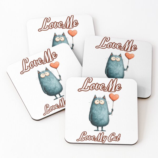 Item preview, Love Me, Love My Cat Valentines' Day designed and sold by bebeshoppl.