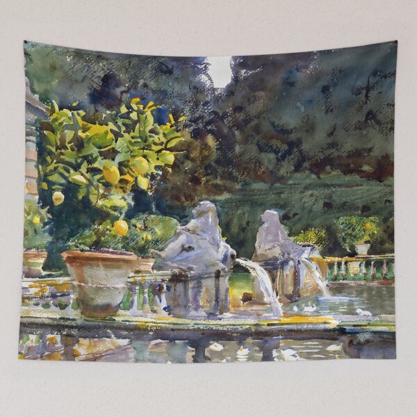 Item preview, John Singer Sargent - Fountain at Villa di Marlia designed and sold by Jon-Baran.