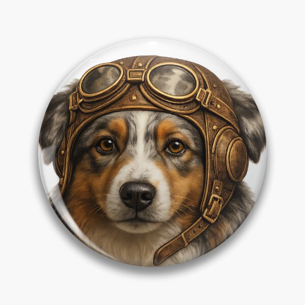 Item preview, Australian Shepherd in Army Helmet — Cartoon Soldier Dog designed and sold by DogYouChose.
