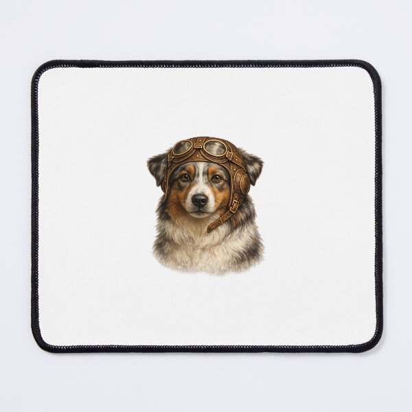 Item preview, Australian Shepherd in Army Helmet — Cartoon Soldier Dog designed and sold by DogYouChose.