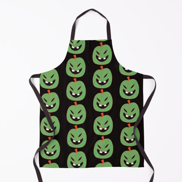 Item preview, Green Cute Pumpkin Face – Funny Halloween Illustration designed and sold by chicadelosrulos.