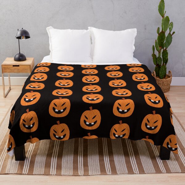 Item preview, Cute Pumpkin Face – Funny Halloween Illustration designed and sold by chicadelosrulos.