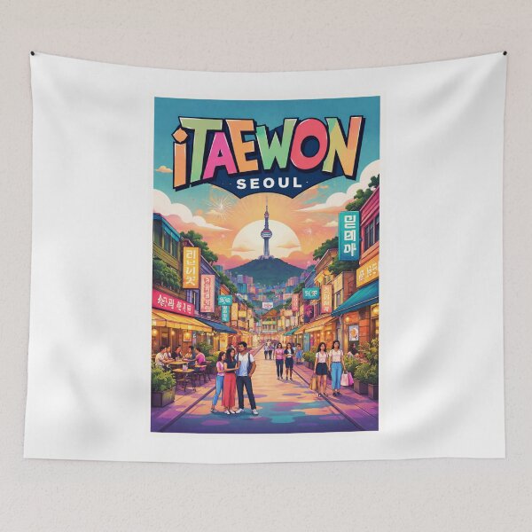 Item preview, Itaewon Seoul Vibes – Night Markets, Namsan Tower & Global Culture designed and sold by Aryabek.