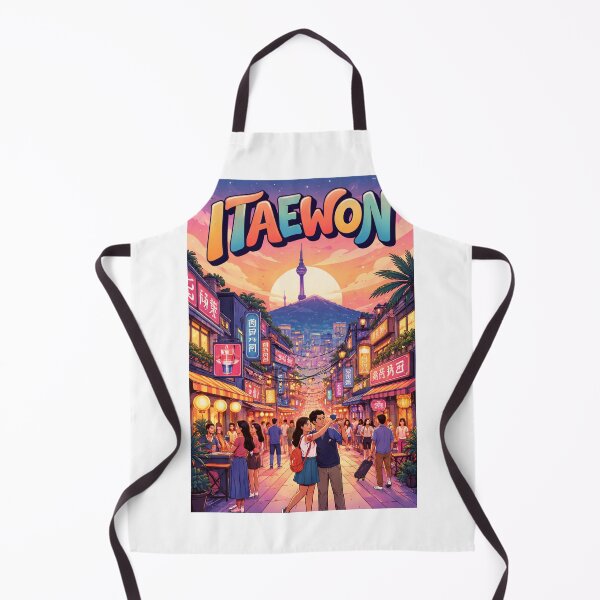 Item preview, Itaewon Nightscape – Seoul’s Global Village Under Namsan Tower designed and sold by Aryabek.