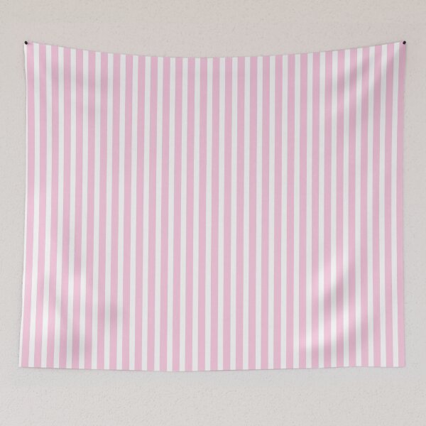 Item preview, Pink and white striped pattern with vertical stripes designed and sold by fuzzyfox.