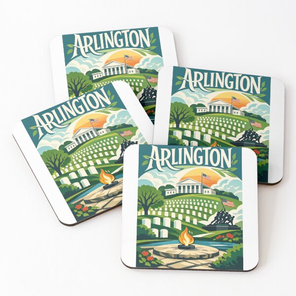 Item preview, Arlington Hilltop Tribute – Memorials, Eternal Flame & National Pride designed and sold by Aryabek.