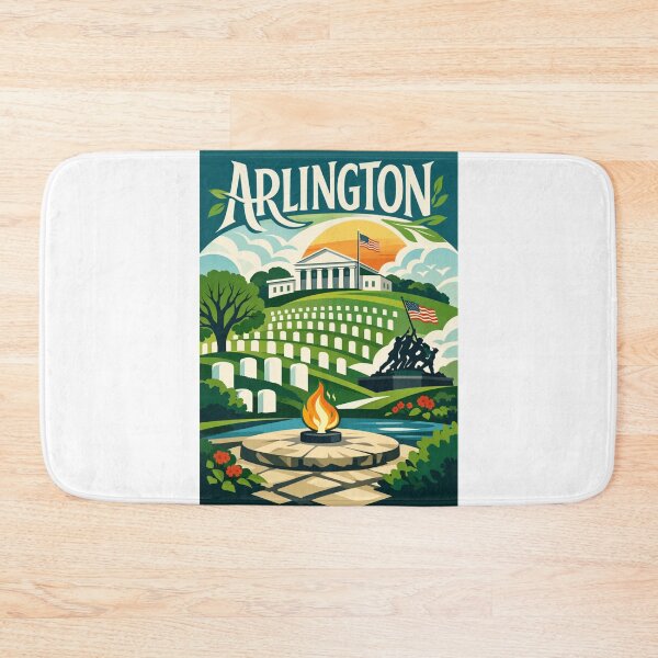 Item preview, Arlington Hilltop Tribute – Memorials, Eternal Flame & National Pride designed and sold by Aryabek.
