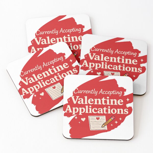 Item preview, Currently Accepting Valentine Applications – Funny Valentine Shirt designed and sold by NixFire.