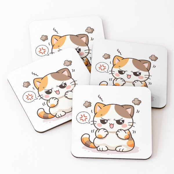 Item preview, Angry Chibi Cat designed and sold by THEVIAJ.