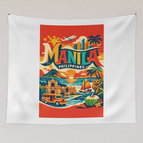 Item preview, Manila City Sunset – Intramuros, Binondo & Bayfront Charm designed and sold by Aryabek.