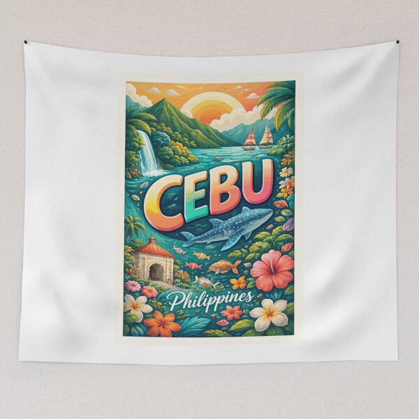 Item preview, Cebu Island Wonders – Whale Sharks, Magellan’s Cross & Mountain Views designed and sold by Aryabek.