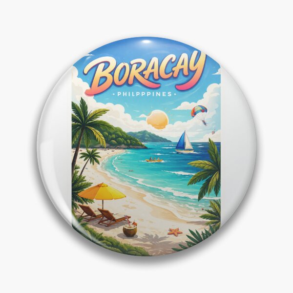 Item preview, Boracay White Beach Escape – Station 1 Views, Coconut Drinks & Island Life designed and sold by Aryabek.
