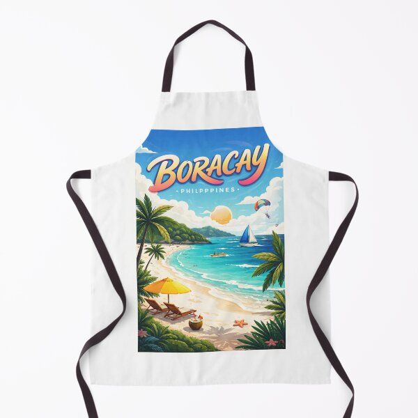 Item preview, Boracay White Beach Escape – Station 1 Views, Coconut Drinks & Island Life designed and sold by Aryabek.