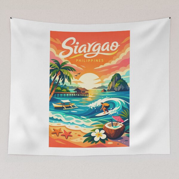 Item preview, Siargao Surf Horizon – Cloud 9, Boardwalks & Island Surf Scene designed and sold by Aryabek.