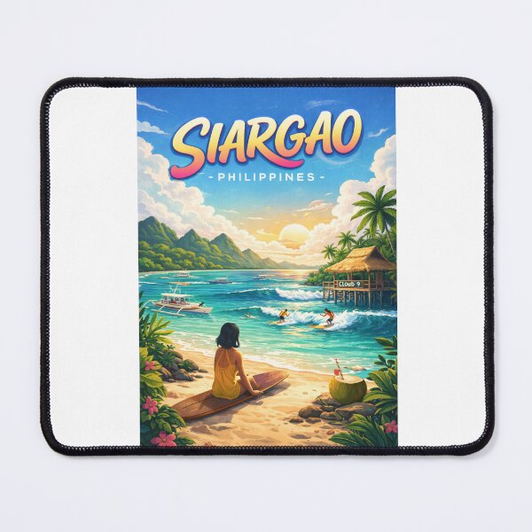 Item preview, Siargao Sunset Watch – Cloud 9 Surfers, Boats & Coconut Paradise designed and sold by Aryabek.