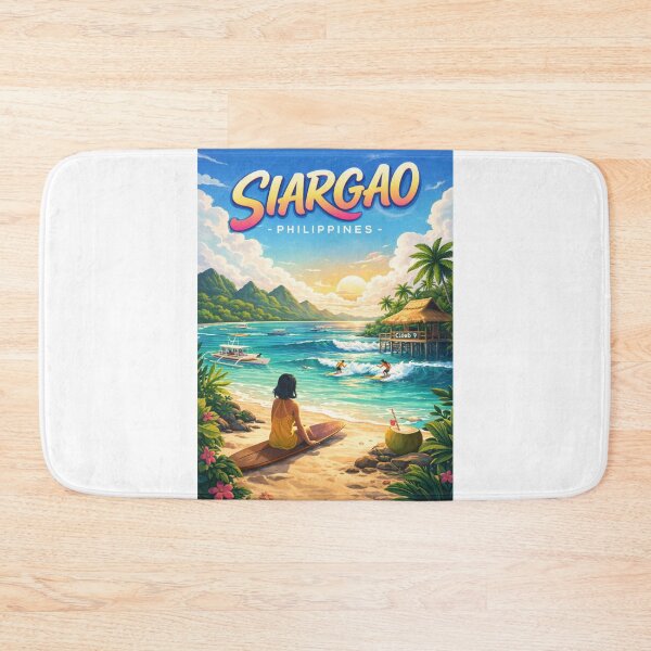 Item preview, Siargao Sunset Watch – Cloud 9 Surfers, Boats & Coconut Paradise designed and sold by Aryabek.