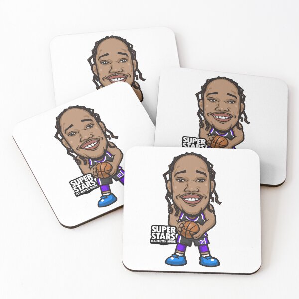 Item preview, Super Stars Demar Derozan Retro Basketball Cartoon Art – NBA Star Illustration designed and sold by PJDRAW.