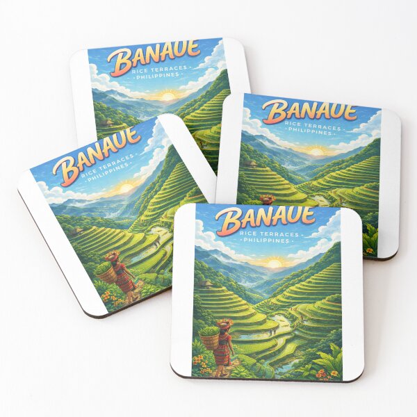 Item preview, Banaue Rice Terraces Sunrise – Ifugao Highlands & Cultural Heritage Trail designed and sold by Aryabek.