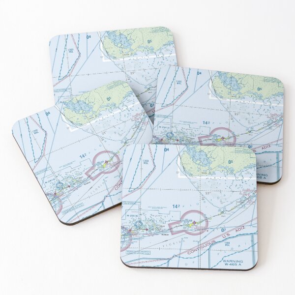 Item preview, FloridaKeys VFR sectional Chart Marathon Airport airnav kmth designed and sold by PilotandPlane.