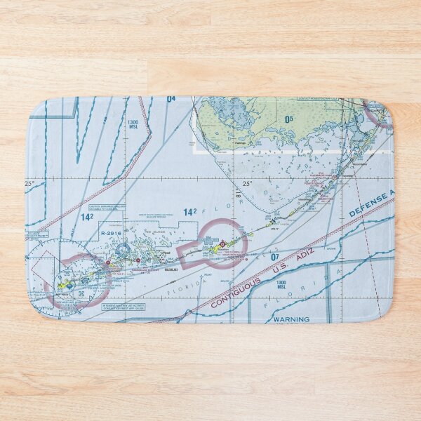 Item preview, FloridaKeys VFR sectional Chart Marathon Airport airnav kmth designed and sold by PilotandPlane.