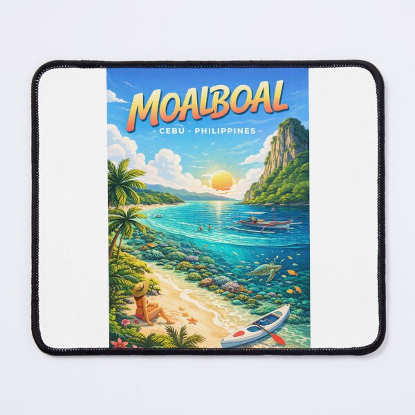 Item preview, Moalboal Coastal Escape – White Beach, Coral Reefs & Sunset Bliss designed and sold by Aryabek.