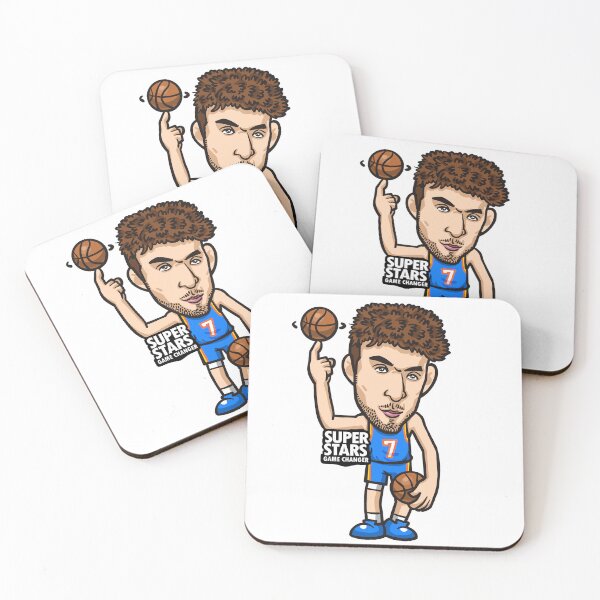 Item preview, Super Stars   Chet Holmgren Cute Cartoon Basketball Art designed and sold by PJDRAW.
