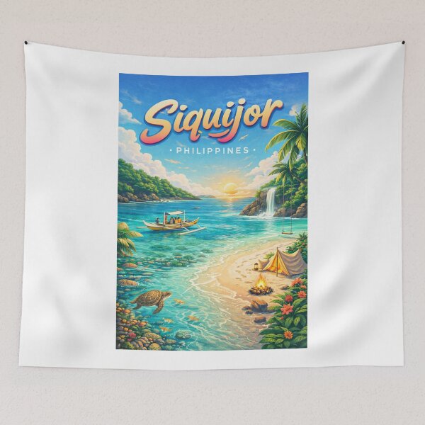Item preview, Siquijor Island Magic – Cambugahay Falls, Paliton Beach & Coastal Camps designed and sold by Aryabek.