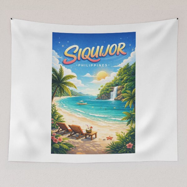 Item preview, Siquijor Coastal Serenity – Paliton Beach, Cambugahay Falls & Sunset Hammocks designed and sold by Aryabek.