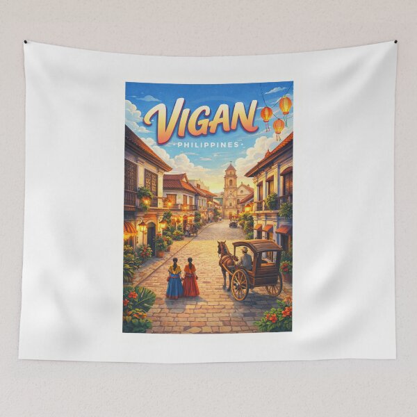 Item preview, Vigan Calle Crisologo Charm – Heritage Village & Spanish Colonial Streets designed and sold by Aryabek.