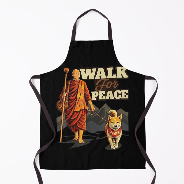 Item preview, Peace Walking Monks And Aloka Dog Walk For Peace designed and sold by ohmylore-arts.