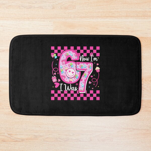 Item preview, I was 6 Now I'm 7 Year Old 6 7 Birthday Funny Kids Girls designed and sold by heymbe.