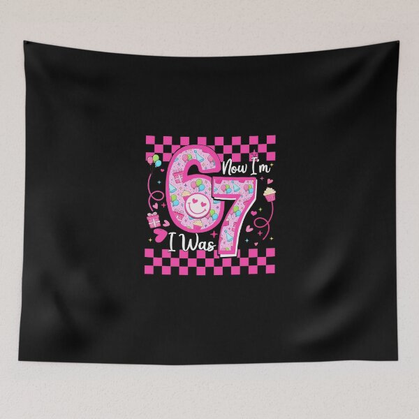 Item preview, I was 6 Now I'm 7 Year Old 6 7 Birthday Funny Kids Girls designed and sold by heymbe.