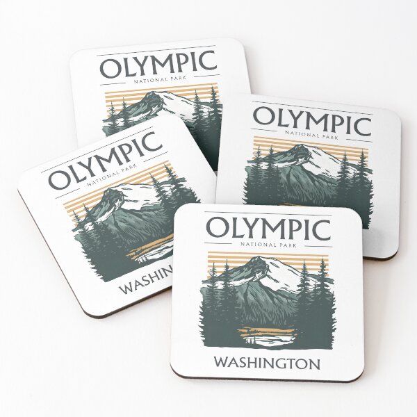 Item preview, Olympic National Park - Washington designed and sold by GoodOldVintage.