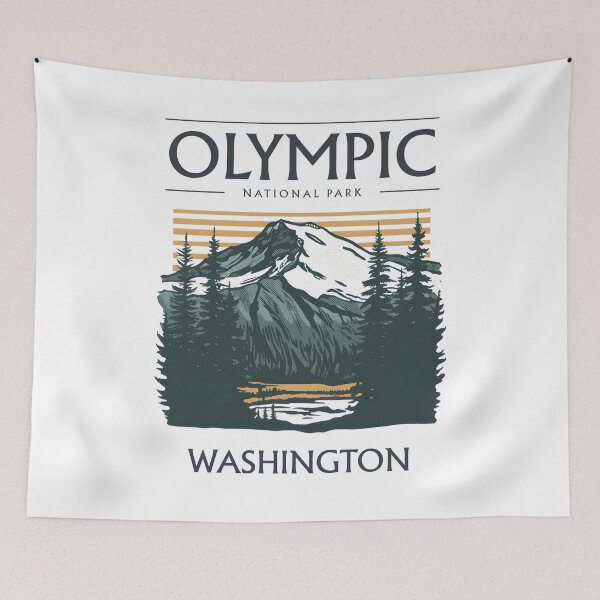 Item preview, Olympic National Park - Washington designed and sold by GoodOldVintage.