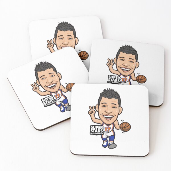 Item preview, Super Stars  Jeremy  Lin   Cute Cartoon Basketball Art designed and sold by PJDRAW.