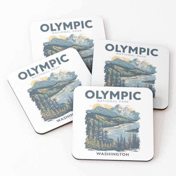 Item preview, Olympic National Park - Washington designed and sold by GoodOldVintage.