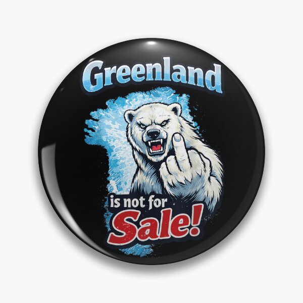 Item preview, I Stand with Greenland Flag Bear Greenlanders Supports Not for Sale designed and sold by ohmylore-arts.