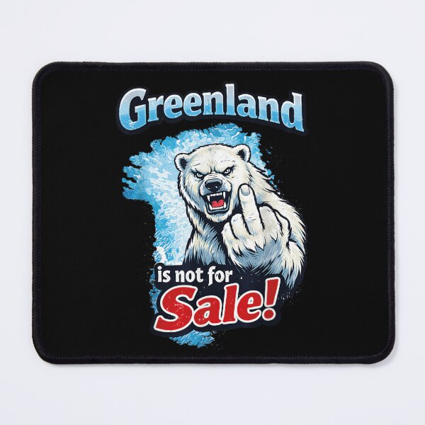 Item preview, I Stand with Greenland Flag Bear Greenlanders Supports Not for Sale designed and sold by ohmylore-arts.