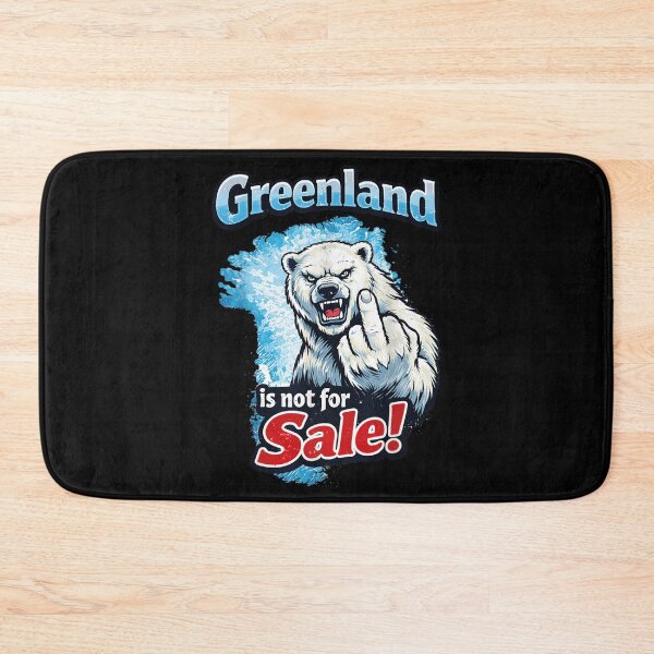 Item preview, I Stand with Greenland Flag Bear Greenlanders Supports Not for Sale designed and sold by ohmylore-arts.