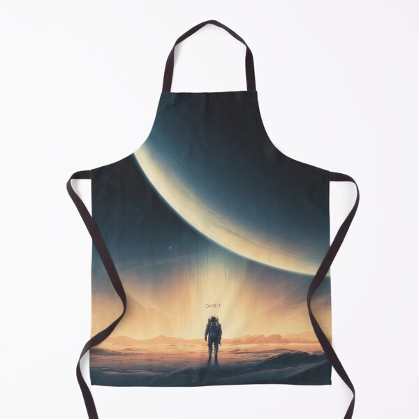 Item preview, ORBIT – Cinematic Space Art Print designed and sold by AtlasMuseStudio.