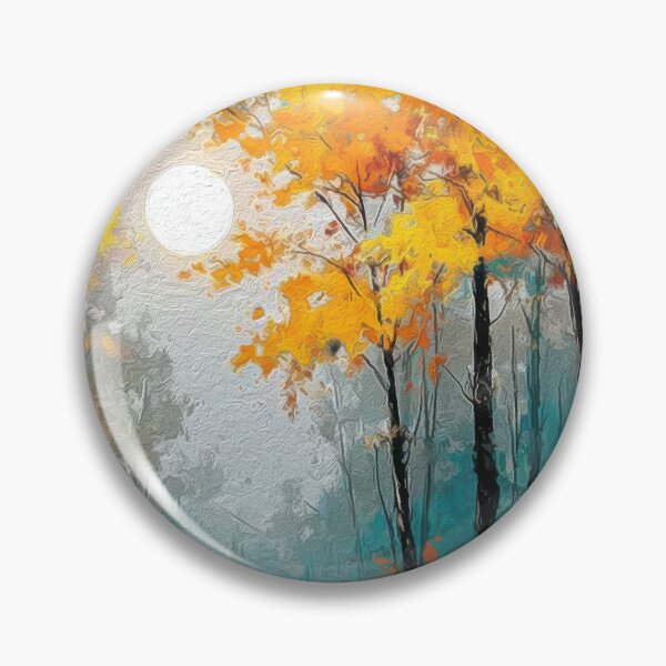Item preview, SUNLIT STILLNESS IN AUTUMN WOODS designed and sold by ArtbyRolleen.